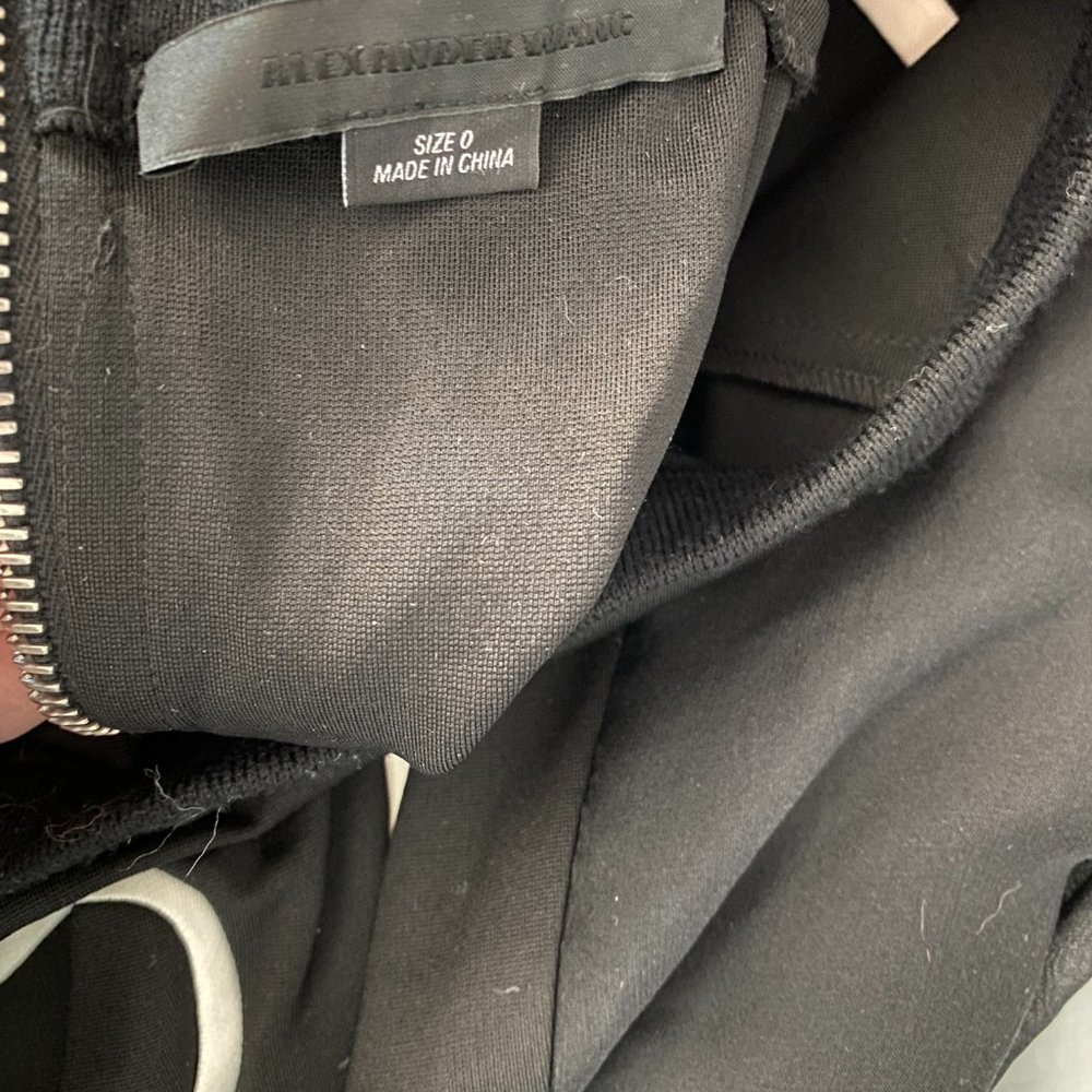 Alexander Wang Sporty Black Bodycon Dress - Size 0 - Picture 5 of 6